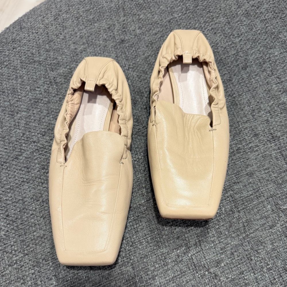 Porte & Paire Square Toe Loafers